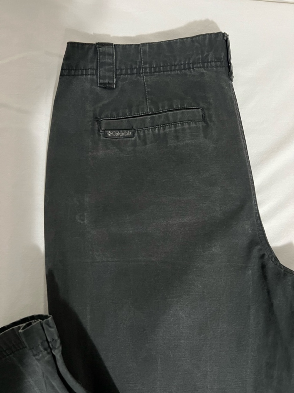 Columbia Charcoal Casual Cargo Hiking Pants with Buttoned Pocket - Picture 5 of 12